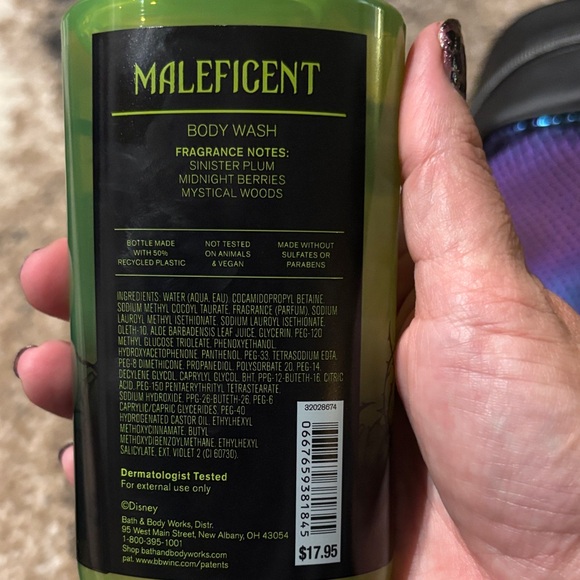Bath & Body Works Maleficent Body Wash Set - Disney Villains - Picture 3 of 14